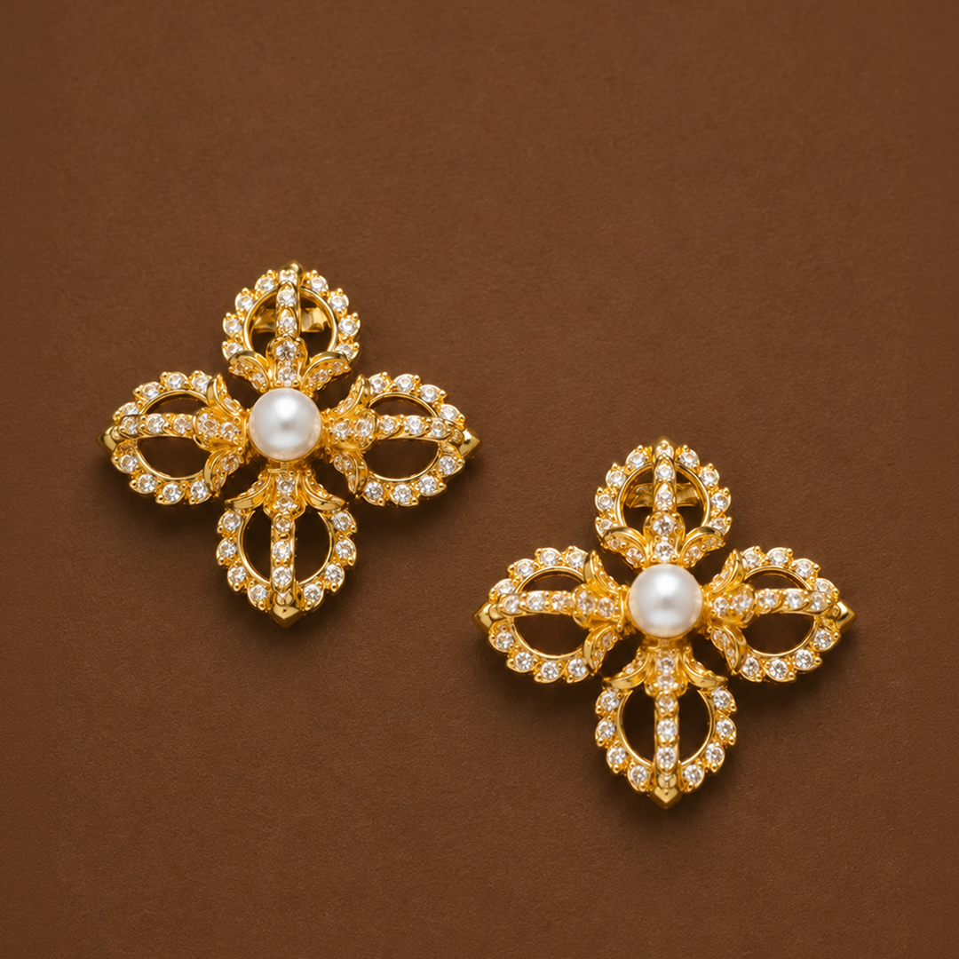Sindoor Drop Earrings